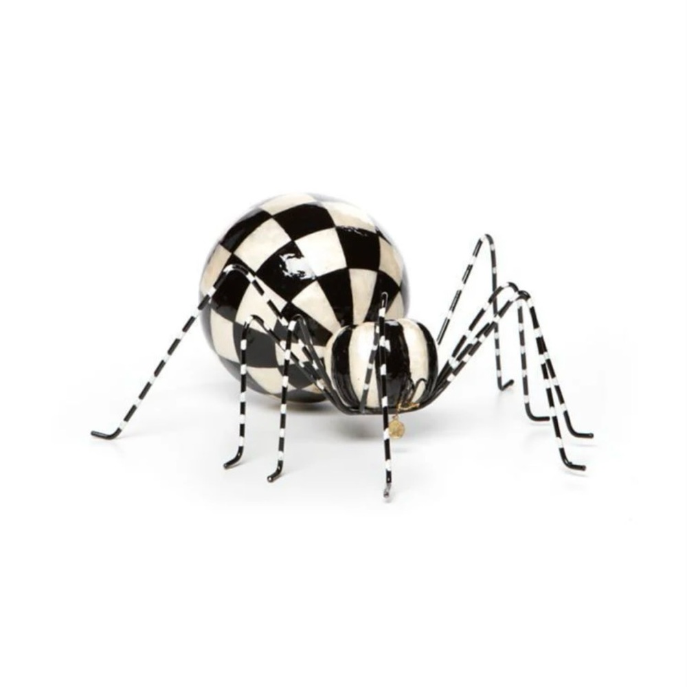 Mackenzie-Childs Spider - Courtly Capiz Spider NEW with original box! 🖤🤍